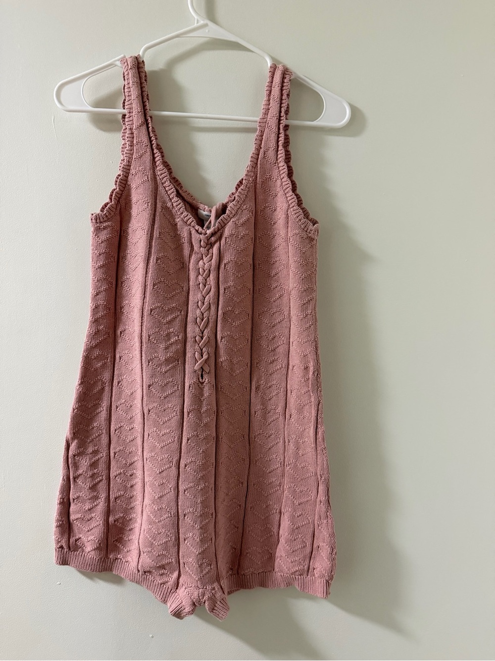 Forever 21 Pink Cable Knit Sweater